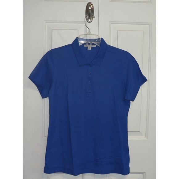 Port Authority Women's Core Classic Pique Polo in True Royal Small MSRP $25 L100 - Picture 3 of 5